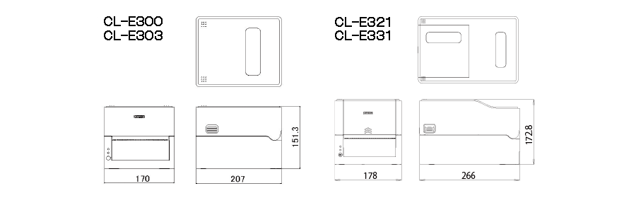 Citizen CL-E300 imprimante pour étiquettes Thermique directe 203 x 203 DPI  - Imprimantes pour étiquettes (Thermique directe, 203 x 203 DPI, 200 mm/sec,  10,4 cm, 8 lpm, Avec fil) : : Informatique