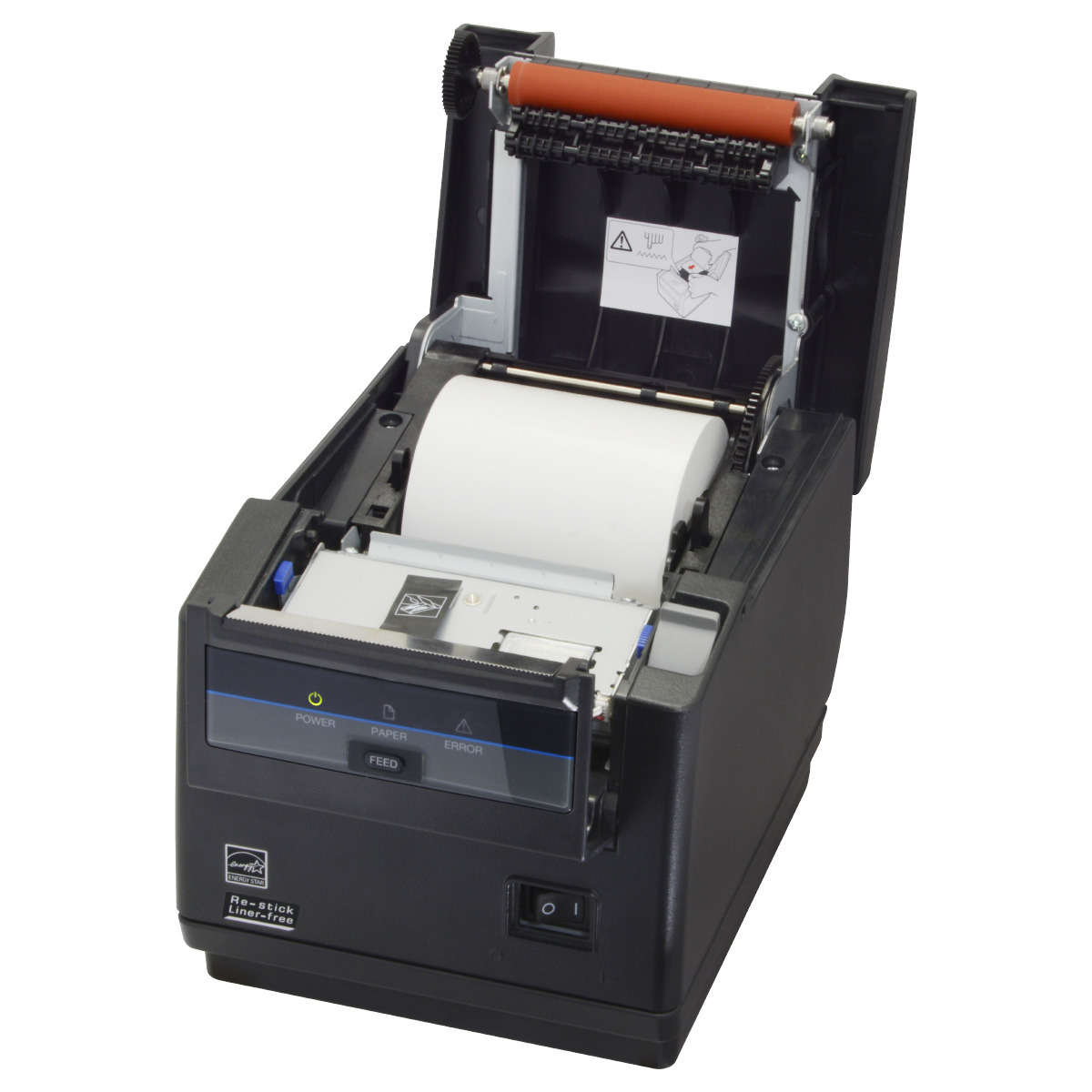 80mm Liner-Free Label Printer Paper (6 rolls)