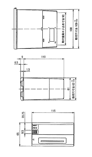 製品寸法図