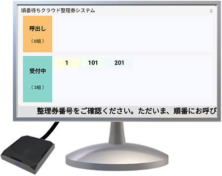 呼び出し用モニター(通常)