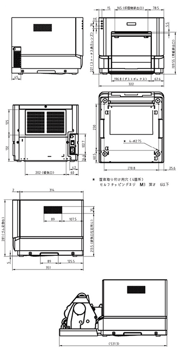 製品寸法図