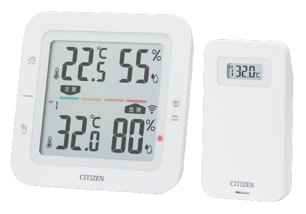 コードレス温湿度計
